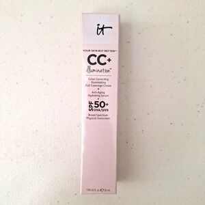 IT Cosmetics Your Skin But Better CC+ Illumination Anti-Aging Light SPF 50 NEW